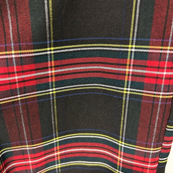 Shinestar Tartan Skinny Pants - Red, Black, Yellow - Picture 5 of 9